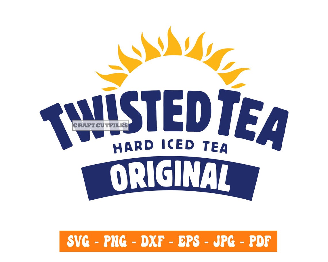 Twisted Tea SVG PNG Vector, Twisted Tea Clipart, Files for Cricut, Cut ...