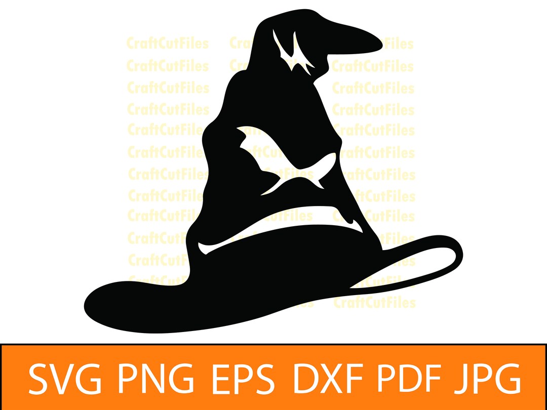 Sorting Hat SVG PNG DXF, Sorting Hat Clipart, Sorting Hat Cricut Files