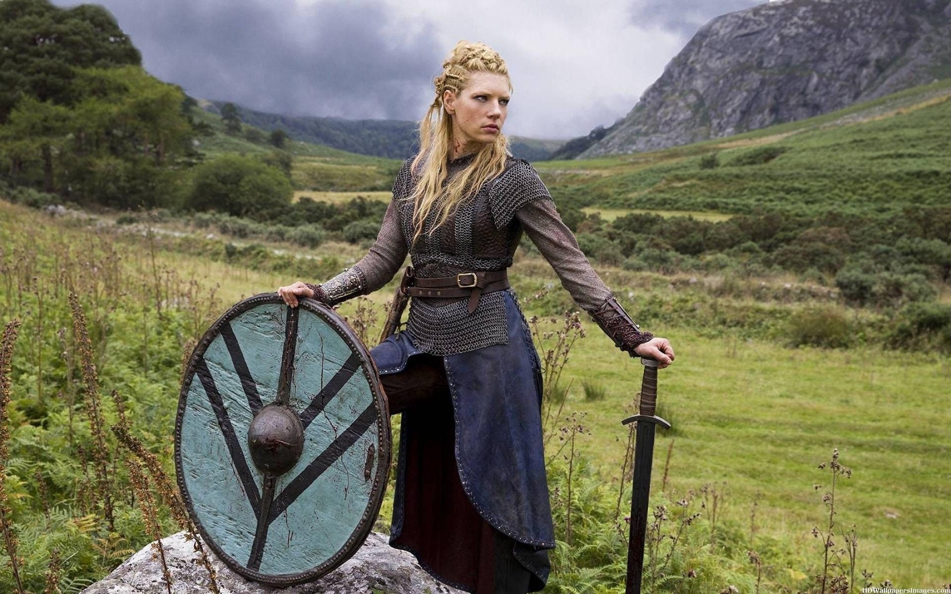 Shieldmaiden Crop Top Leather Shirt Halter Lagertha Warrior 