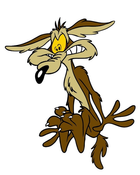 Coyote Animal Wile-e Cartoon SVG Color Black and White - Etsy Coyote Animal Wile-e Cartoon SVG Color Black and White - Etsy