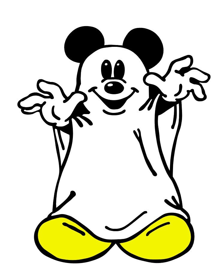 Mickey Ghost SVG Etsy
