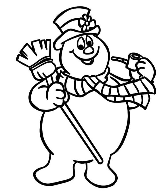 Frosty The Snowman Coloring