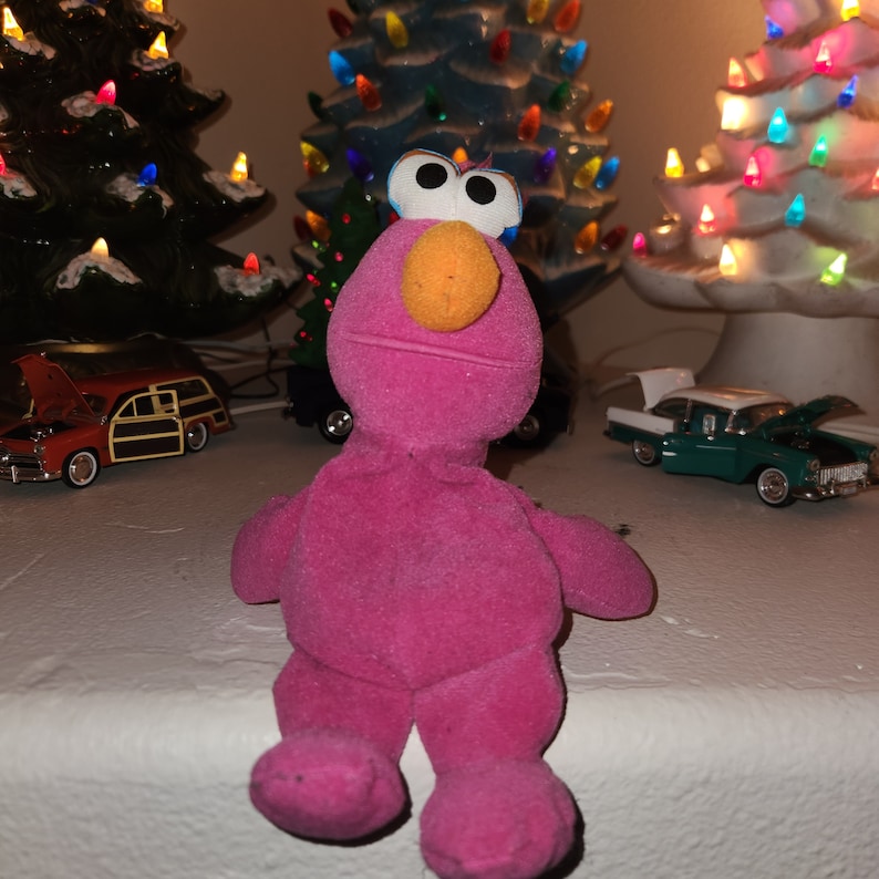 1997 Sesame Street Telly Monster Beanie Plush - Etsy