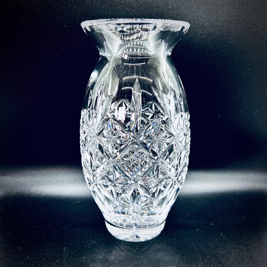 EDINBURGH CRYSTAL VASE Small Diner Table Vase Vintage Cut Etsy