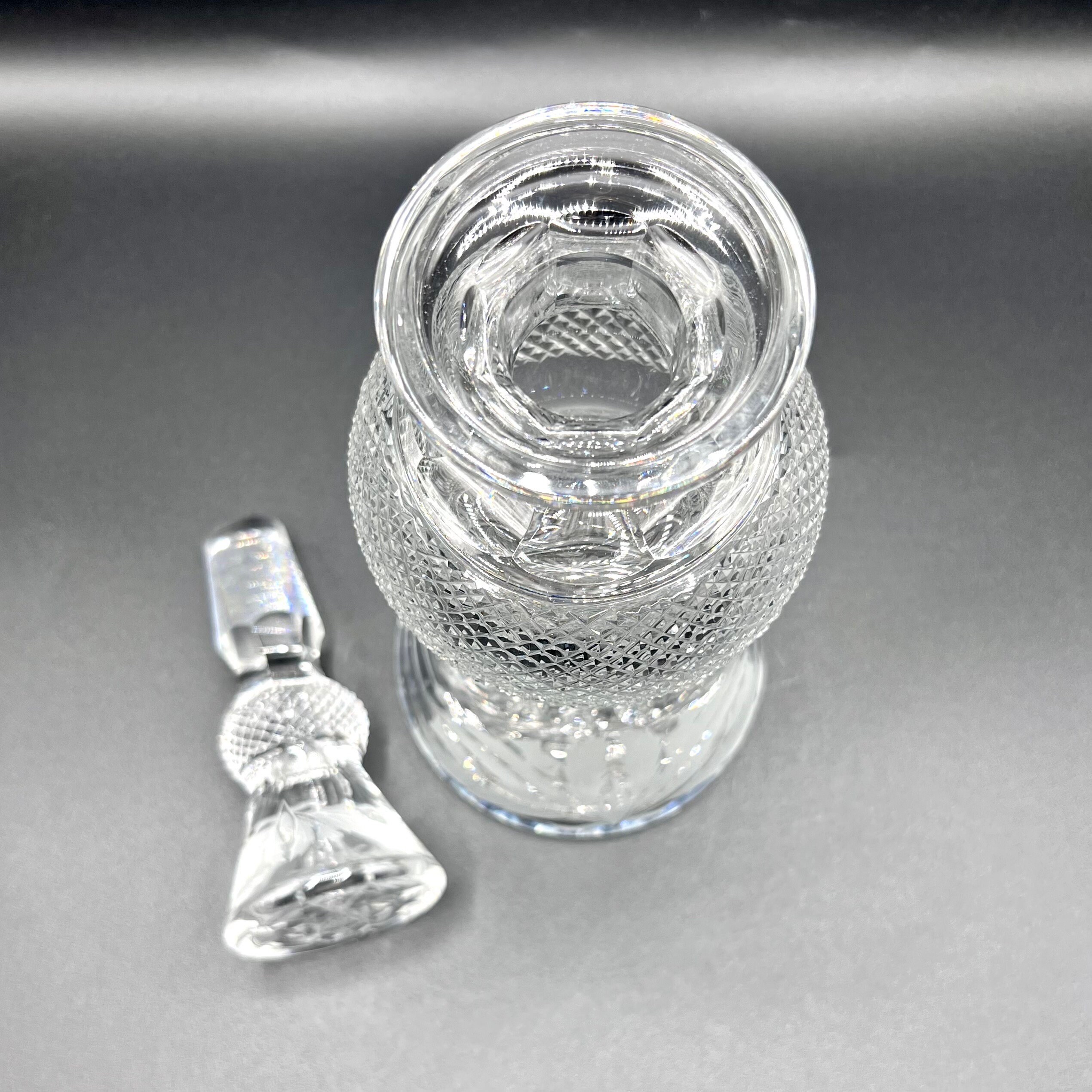 ヴィンテージ エディンバラ クリスタル デキャンタ セット