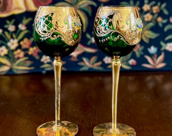 GLASS of VENICE MURANO Hock Glasses | Murano Salvadori Tre