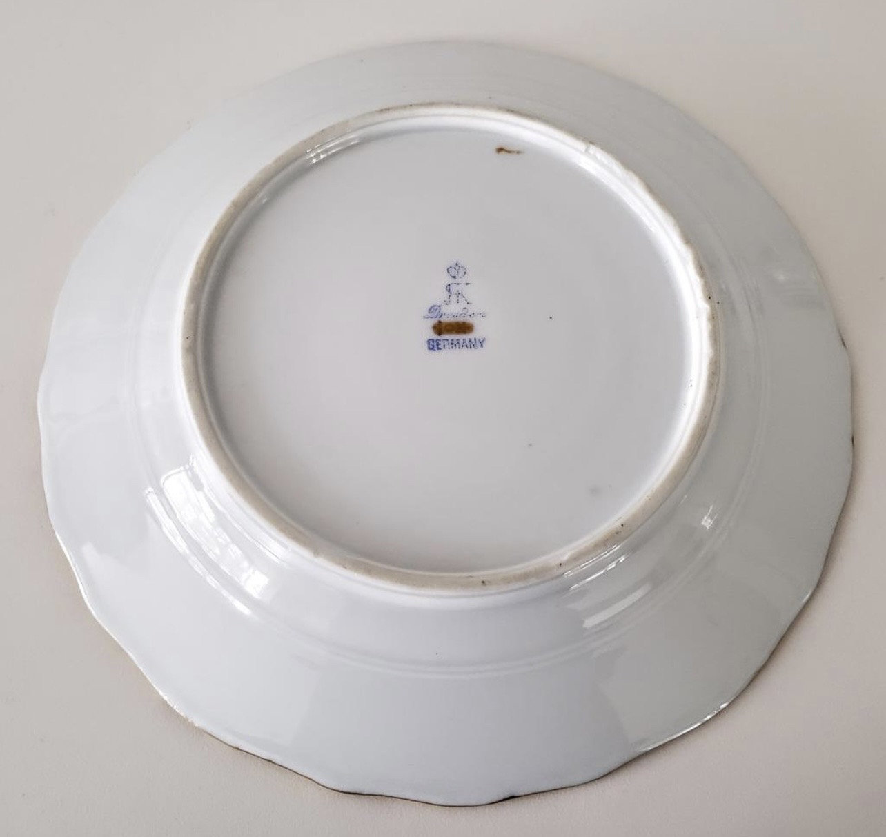 アンティーク リヒャルト・クレム ドレスデン磁器キャビネットプレート