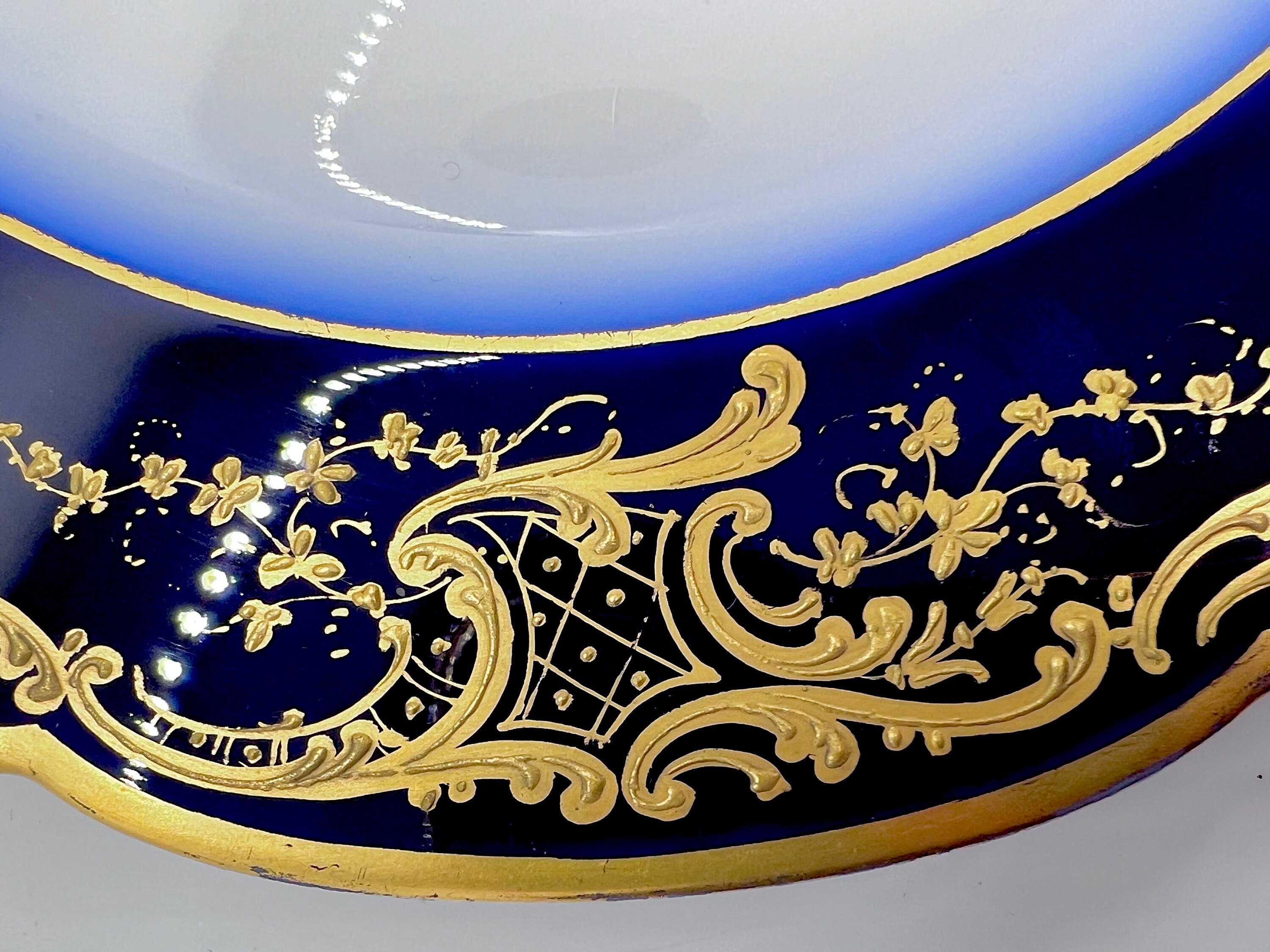 SÈVRES　セーヴル　キャビネットプレート　肖像画　アンティーク SEVRES PORCELAIN Portrait Plate – Hand Painted King Louis