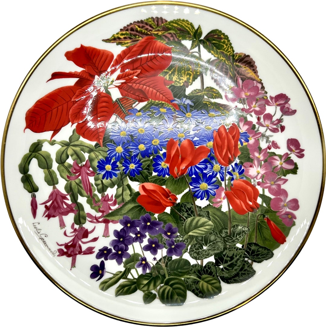 Limited Edition Franklin & Wedgwood Collectible Plate, With Flowers of