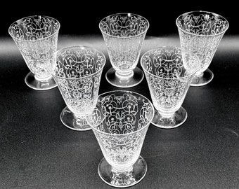 【希少本】Old Baccarat : Tableware VINTAGE BACCARAT CRYSTAL Glasses, Michelangelo Pattern, Art