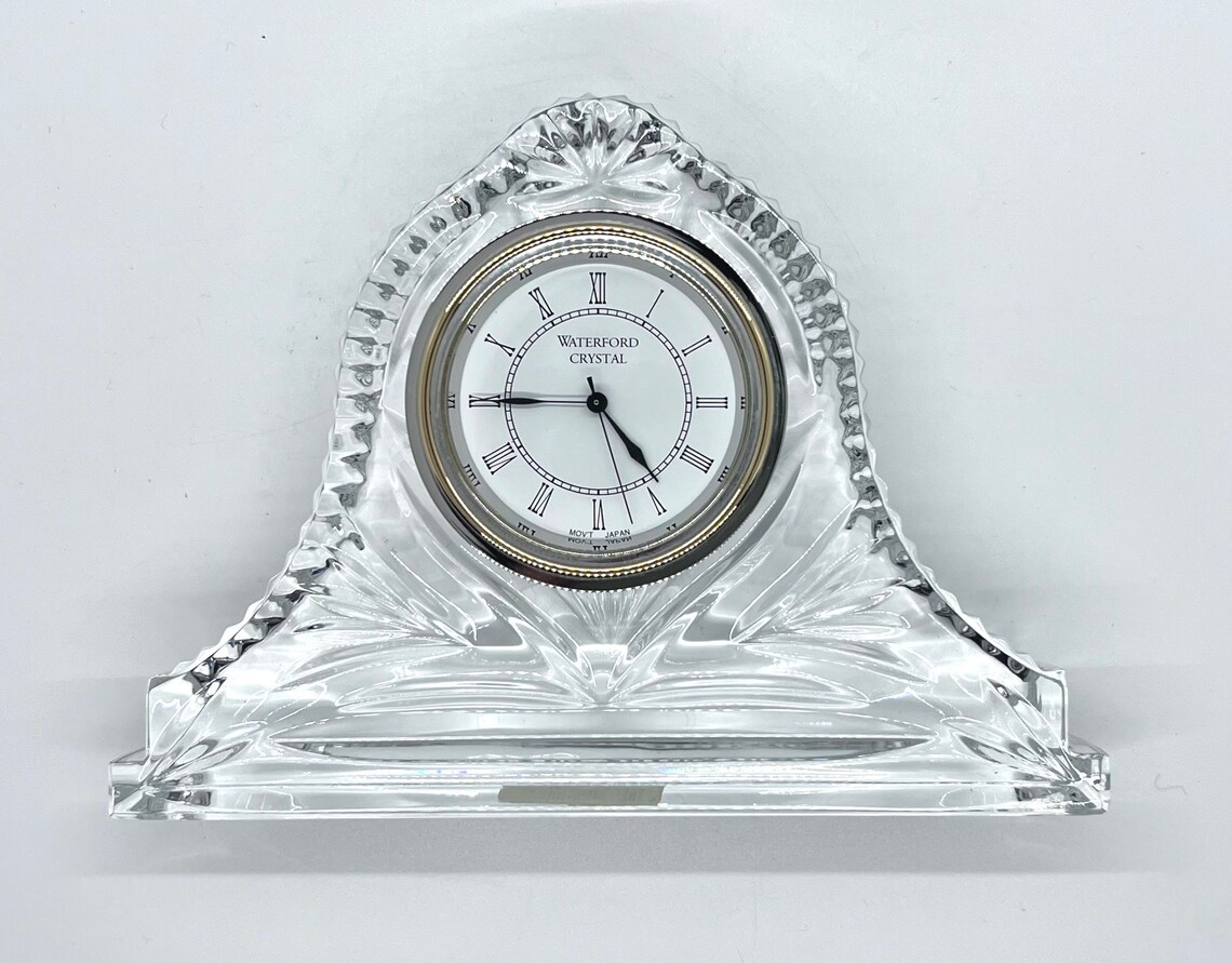 WATERFORD CRYSTAL CLOCK Waterford Baroque Mantel Clock Etsy