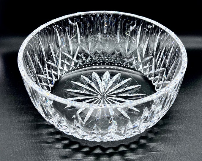 WATERFORD CRYSTAL BOWL Large Vintage Cut Crystal Fruit Bowl Etsy