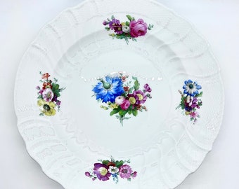 KPM Berlin Antique Hand-Painted- Royal Berlin Sceptre Mark c.1890 -Cabinet Plate