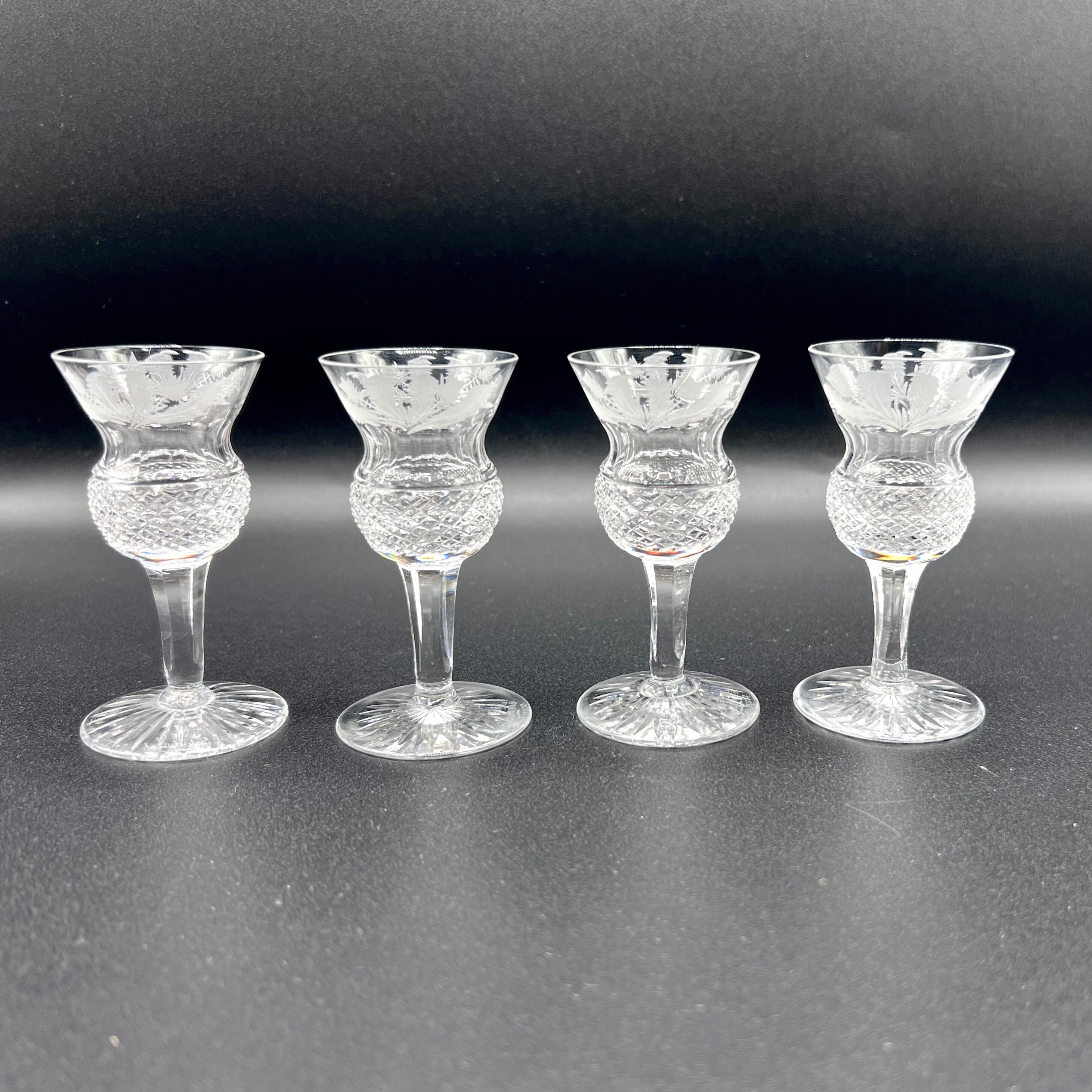 ヴィンテージ エディンバラ クリスタル デキャンタ セット