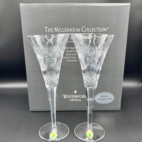 Waterford Prosperity Champagne Glasses Etsy