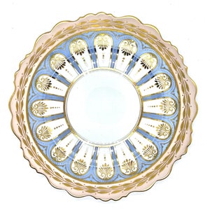 ANTIQUE Paragon Porzellan Teller | Edwardian Lunch oder Dessert Set, Antike Tazza Etagere aus Bone China, Seltenes Paragon England, 19.Jahrhundert