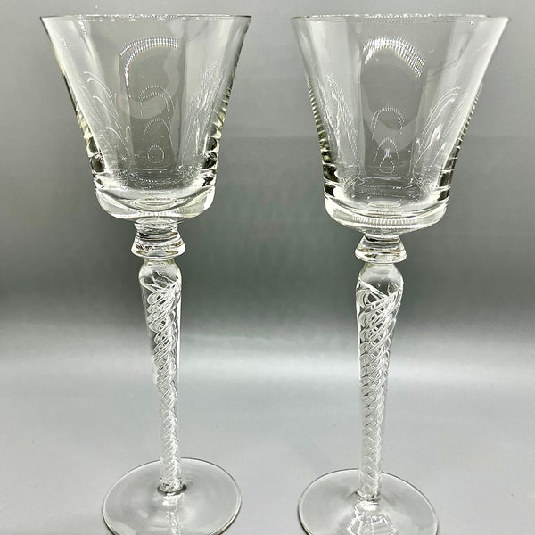 Antique Wine Glass Etsy