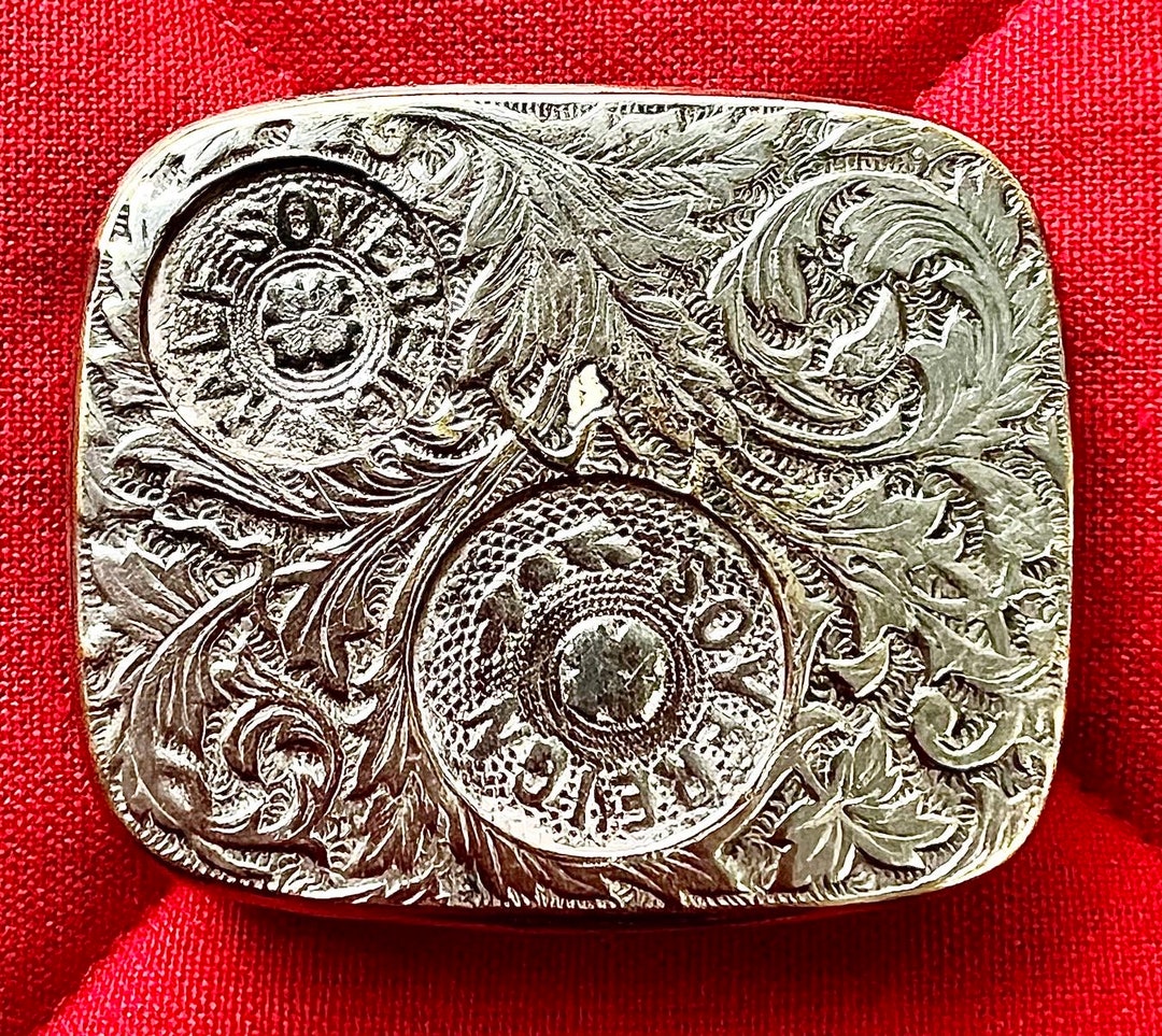 ANTIQUE COIN HOLDER Antique Silver Coin Purse Sovereign Coin Holder by