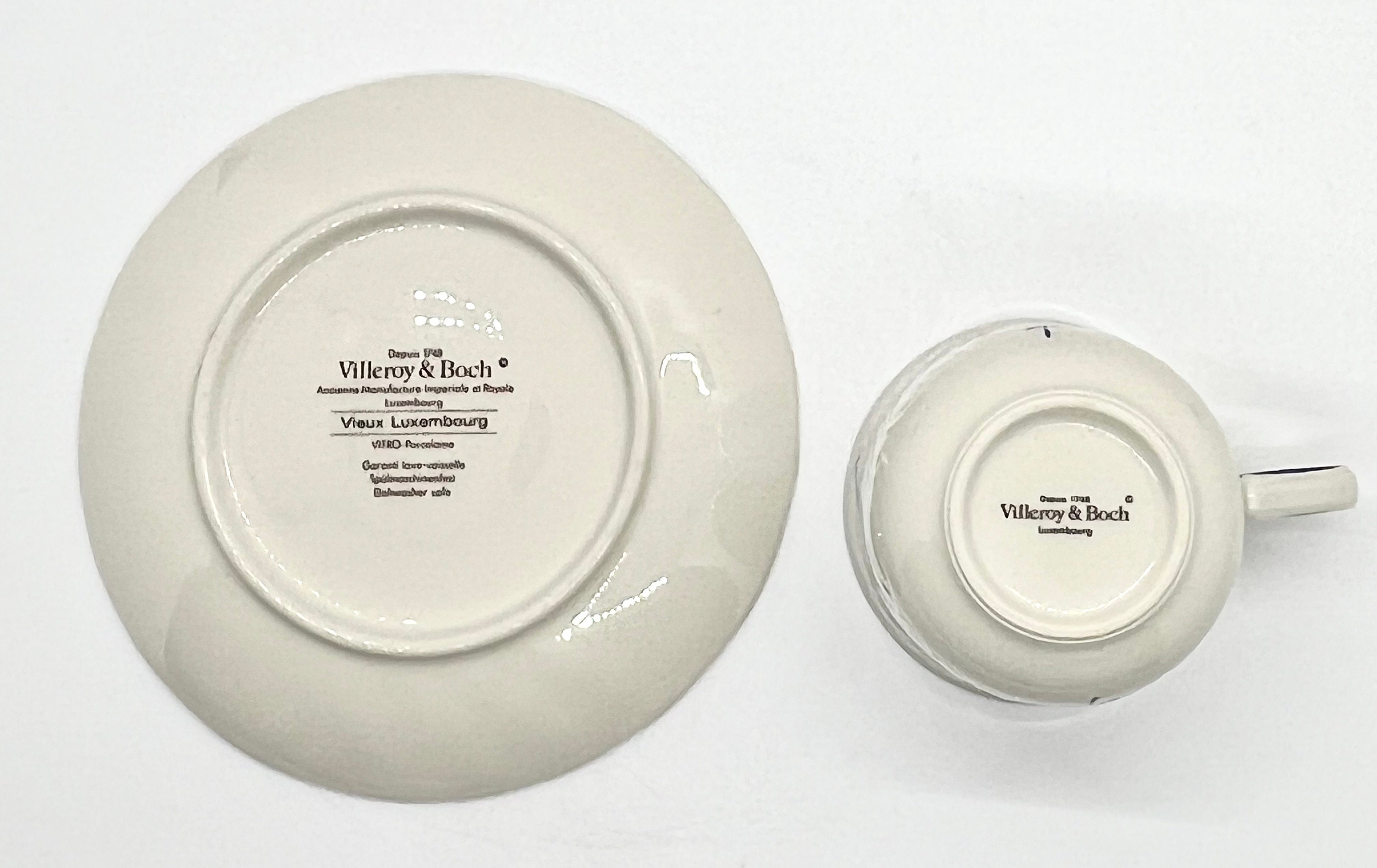 ビレロイ＆ボッホ オールド ルクセンブルク カップ＆ソーサーセット