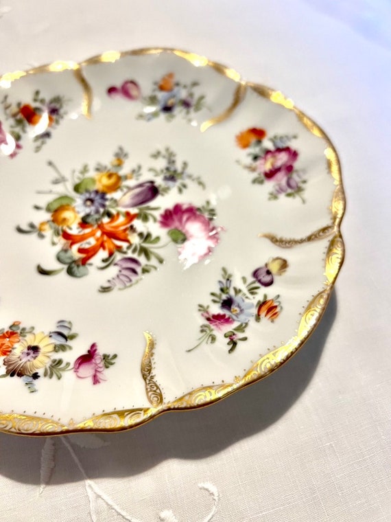 Buy HELENA WOLFSOHN Dresden Plate Hand Painted Meissen Style