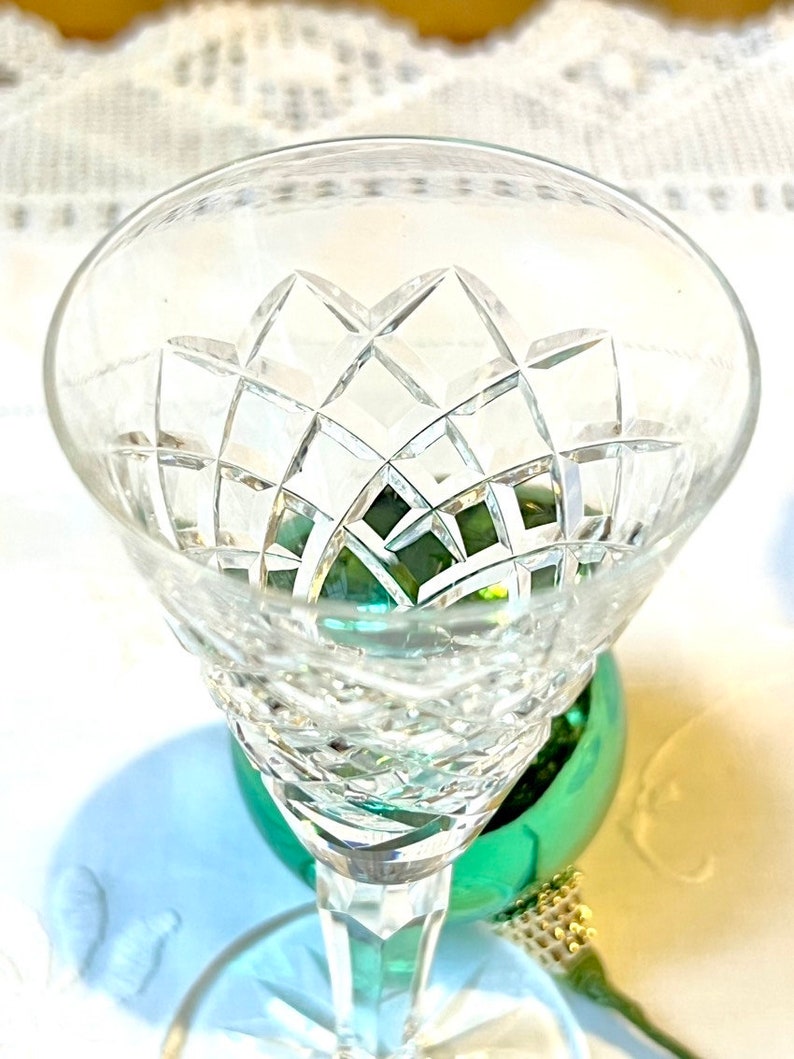 Vintage WATERFORD CRYSTAL Tyrone Pattern, 1 Signed Waterford Crystal