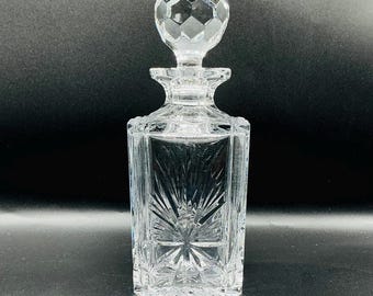 Vintage Edinburgh Crystal Decanter: Star of Edinburgh Pattern