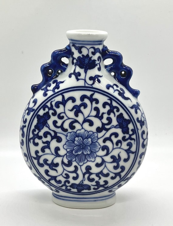 乾隆風月瓶、手描き龍鳳凰磁器 - Etsy 日本