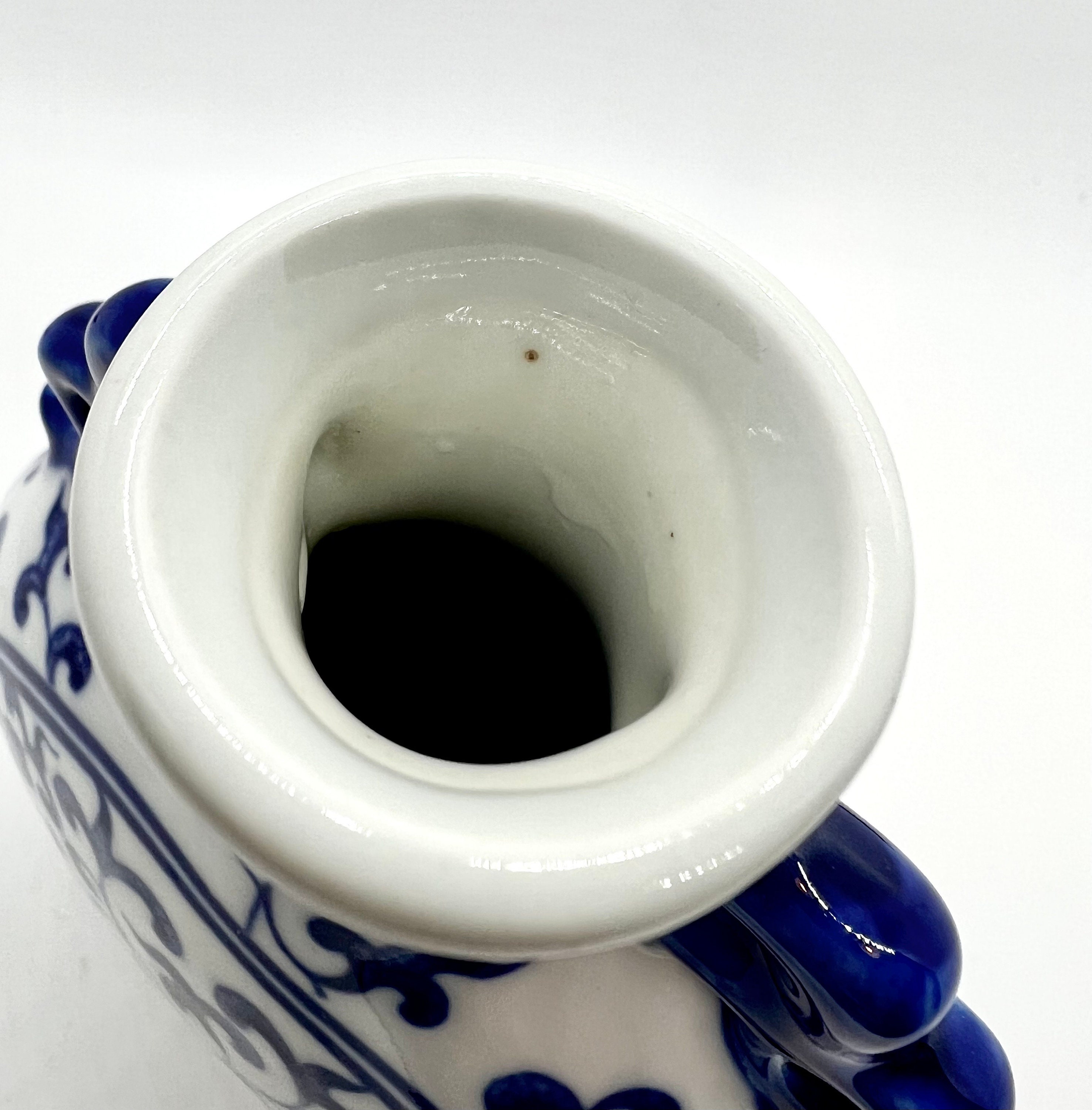 乾隆風月瓶、手描き龍鳳凰磁器 - Etsy 日本