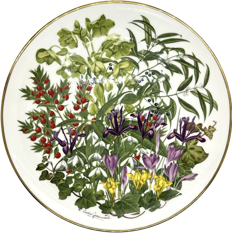 Limited Edition Franklin & Wedgwood Collectible Plate, With Flowers of