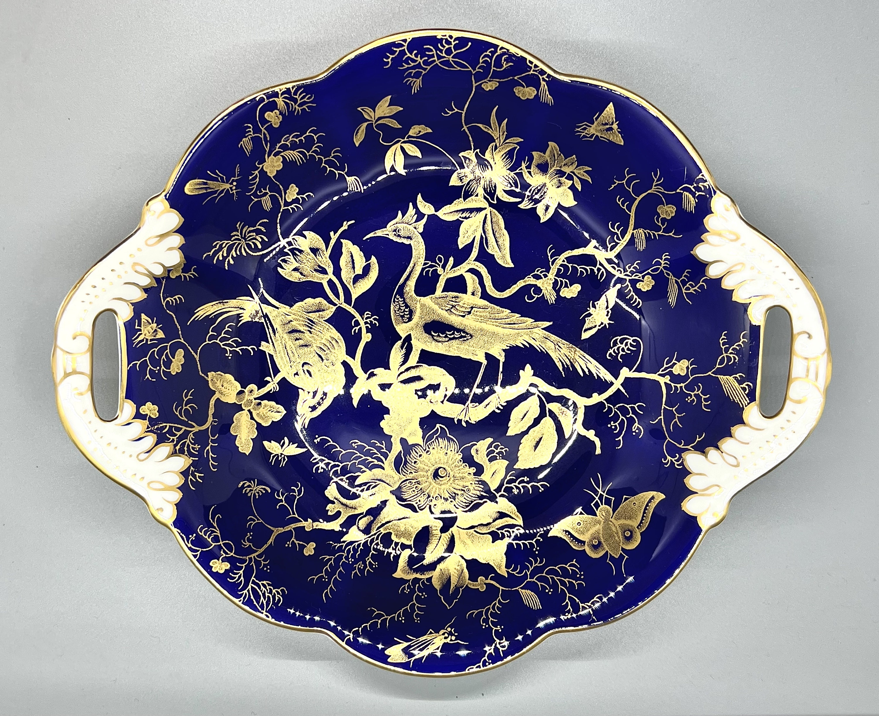 VINTAGE Coalport Porcelain Plate Serving Dish -english Bone Fine