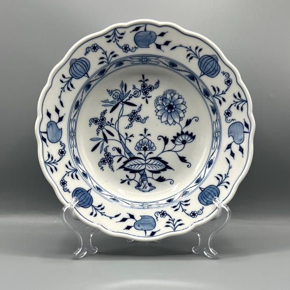 アンティーク マイセン磁器皿：ブルーオニオン模様、1900年頃 - Etsy 日本