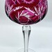 Verre à Vin Vintage Bohemian Ruby Crystal - Rouge - Cristal Bohème