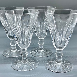 Vintage Waterford Crystal Sherry Glasses - Eileen Pattern, Set of 4