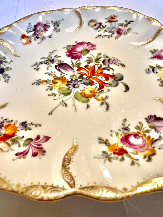 Buy HELENA WOLFSOHN Dresden Plate Hand Painted Meissen Style