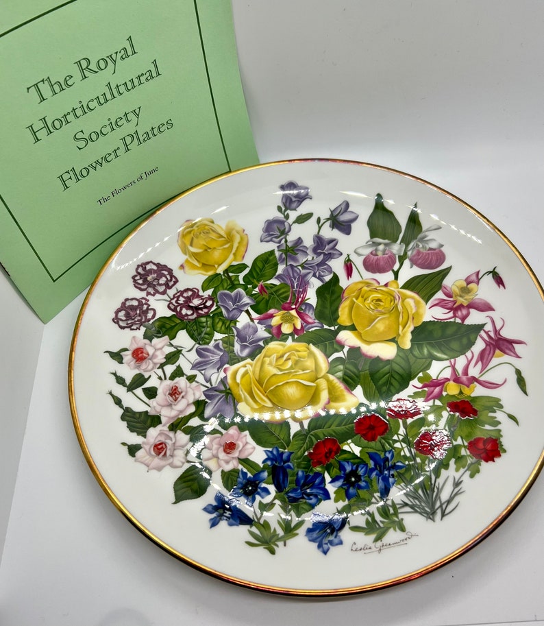 Limited Edition Franklin & Wedgwood Collectible Plate, With Flowers of