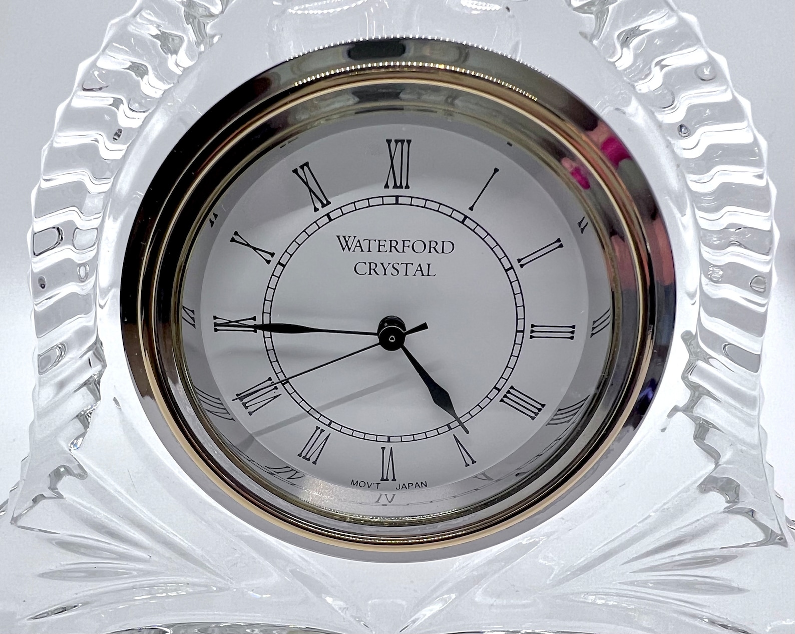 WATERFORD CRYSTAL CLOCK Waterford Baroque Mantel Clock Etsy