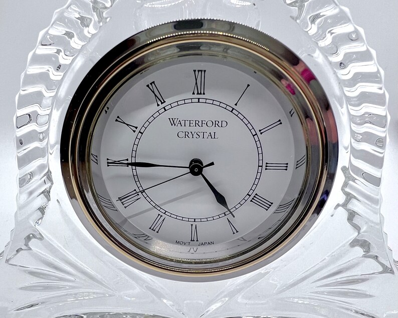 WATERFORD CRYSTAL CLOCK Waterford Baroque Mantel Clock Etsy
