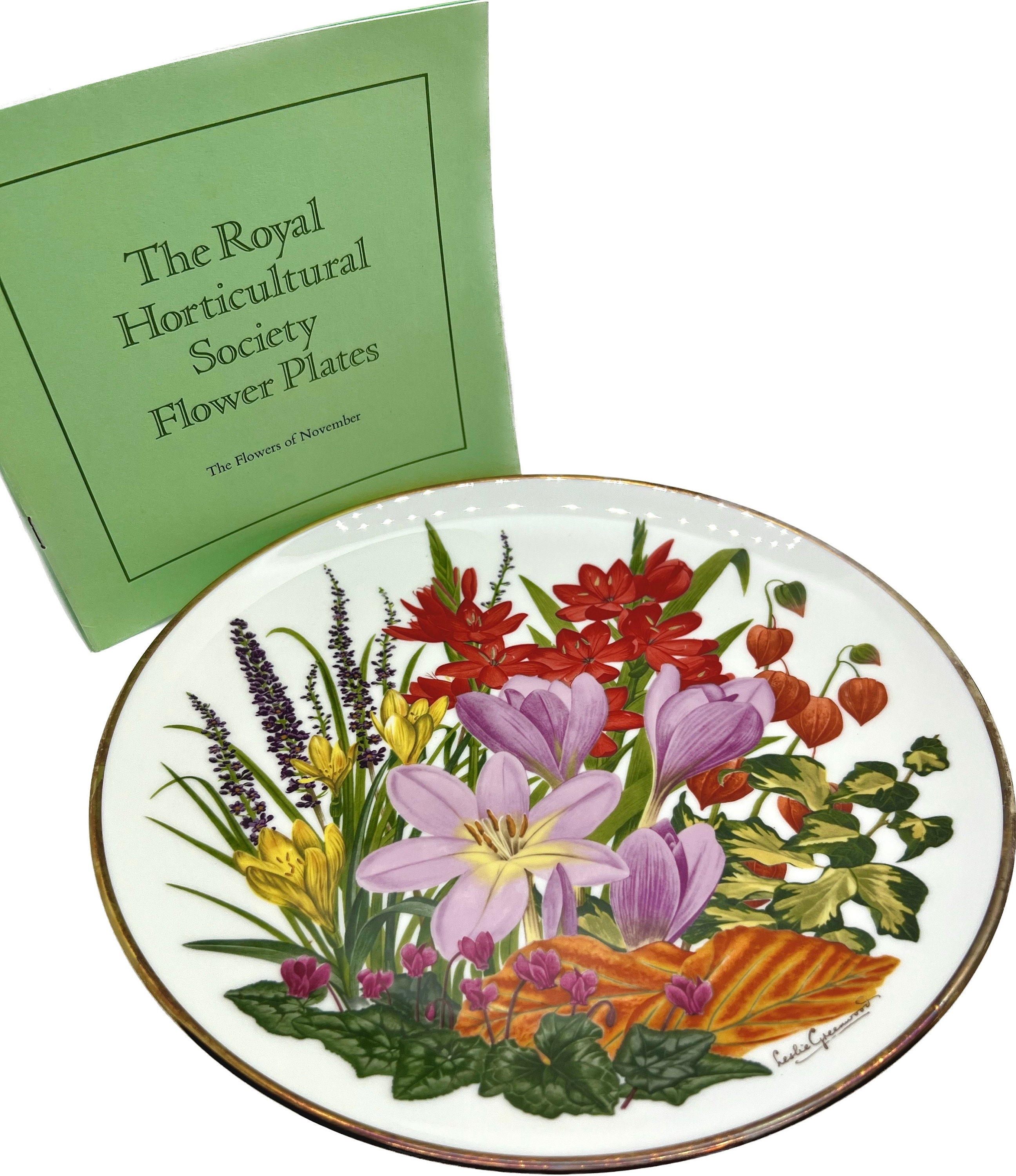 FRANKLIN & WEDGWOOD Limited Edition Collectible Plate Flowers of the
