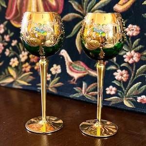GLASS of VENICE MURANO Hock Glasses | Murano Salvadori Tre Fuochi