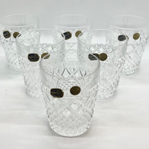 Bohemia Crystal Wine Glasses Etsy