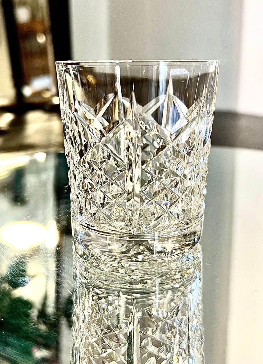 EDINBURGH CRYSTAL Whiskey Tumblers Vintage Cut Crystal Old Fashioned