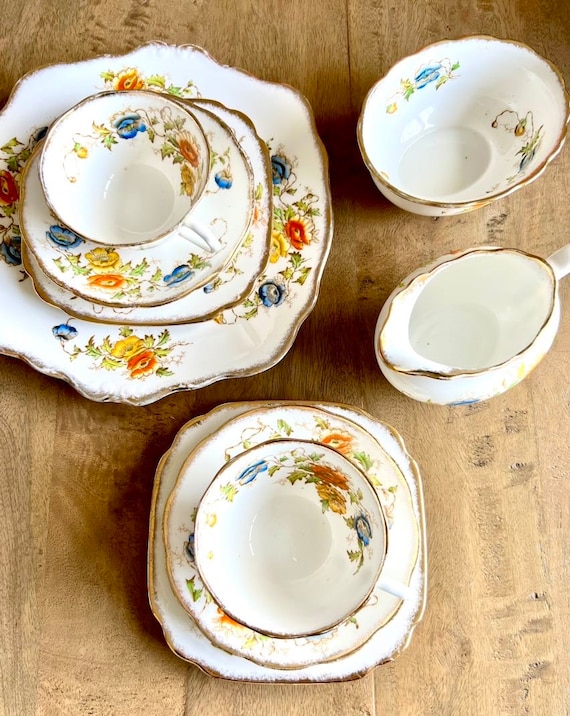 VINTAGE ROYAL ALBERT Teaset royal Albert Poppies Vintage Teacup 2 