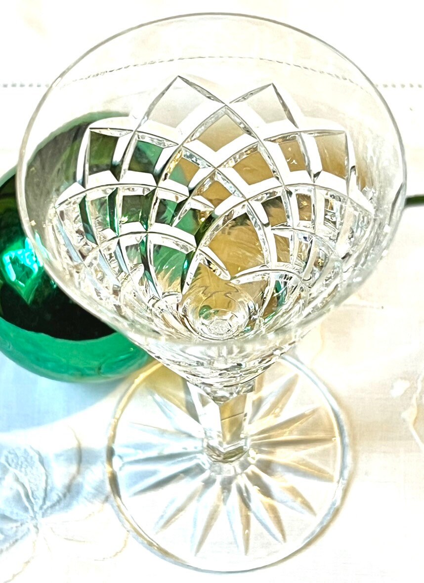 WATERFORD CRYSTAL GLASS 1 Signed Waterford Sherry Glass Vintage Sherry
