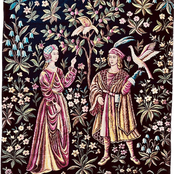 Medieval Tapestry Wall Hanging Etsy UK