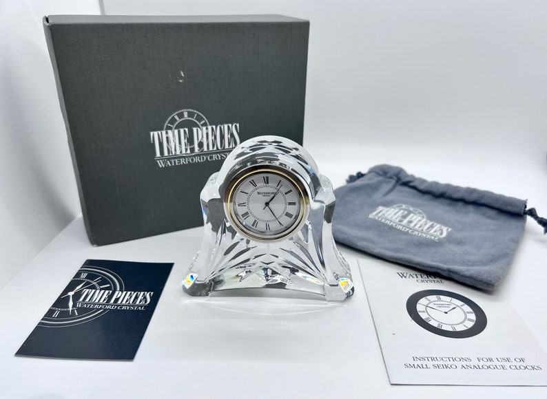 WATERFORD CRYSTAL CLOCK Waterford Heritage Abbey Clock Etsy