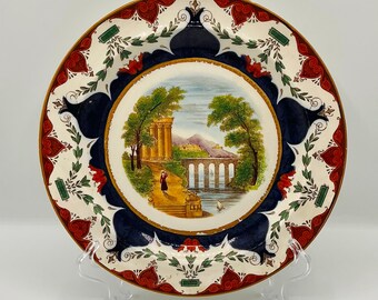 希少な18世紀ウェッジウッド陶器のソーサー - 1790年代のアンティーク