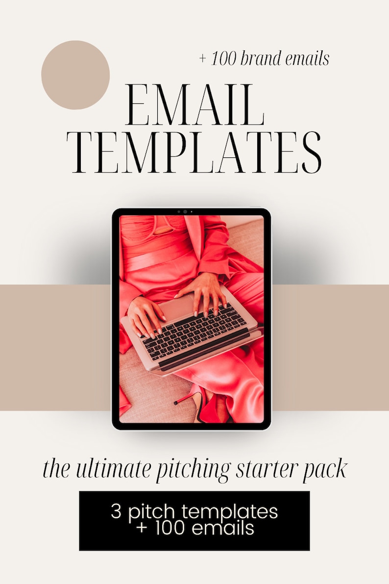 The Ultimate UGC Pitching Starter Pack UGC Pitch Templates Brand Email List Brand Deal Pitch Template UGC Creator & Microinfluencers image 3