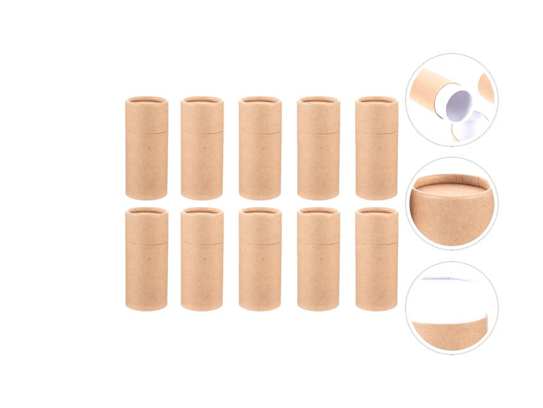 Set of 10 Empty Kraft Paper Cardboard Tubes, Packaging for 15ml or 20ml Dropper Bottles Etsy