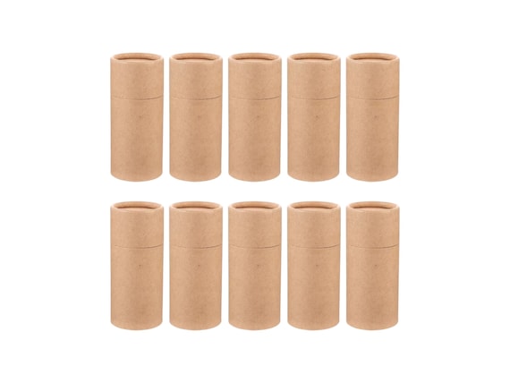 Kraft Paper Cardboard Tubes, 15-20ml Dropper Bottle Packaging (Set of 10)