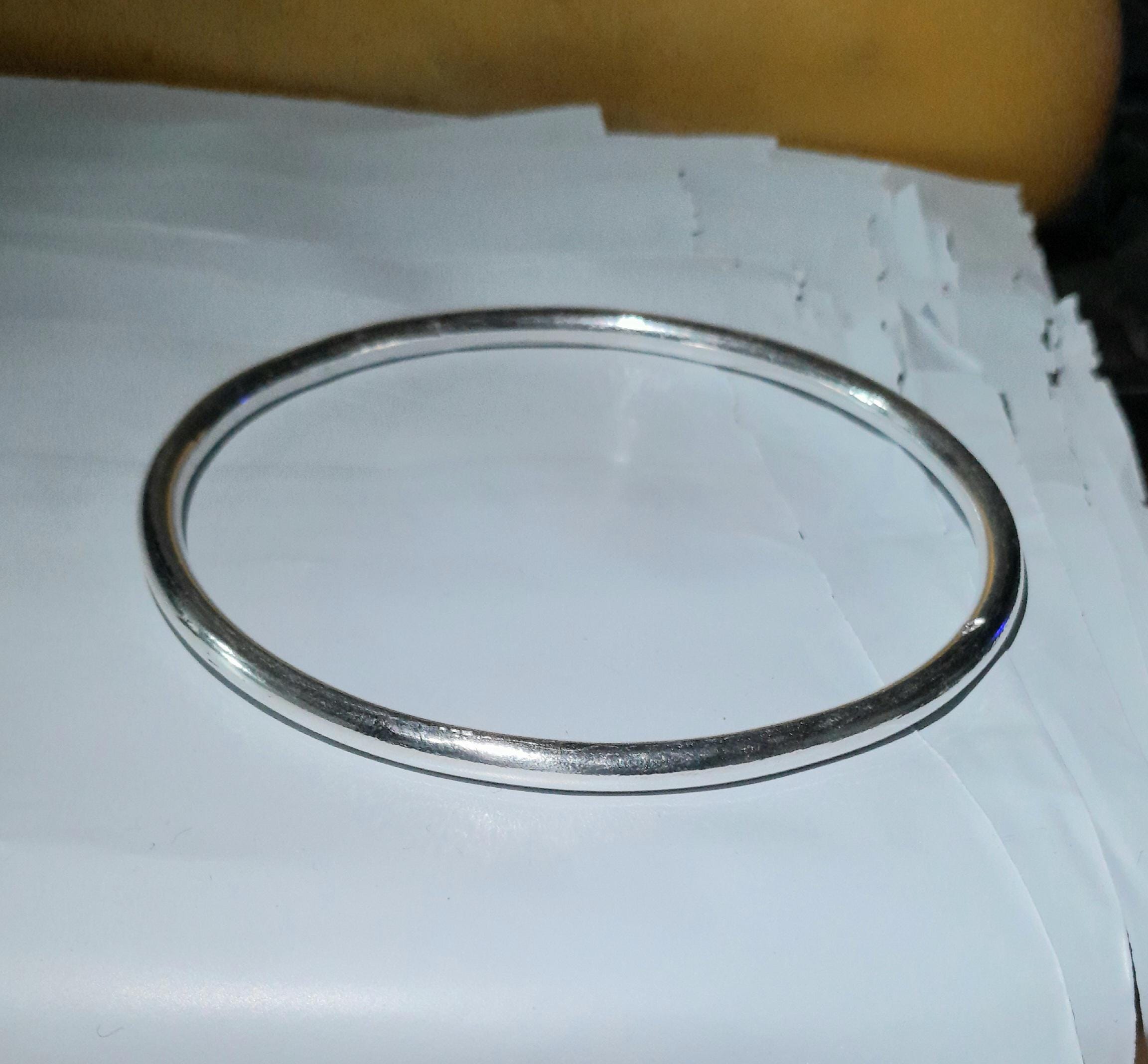 Solid Silver Kada/kara, Kara/ Bangle for Men
